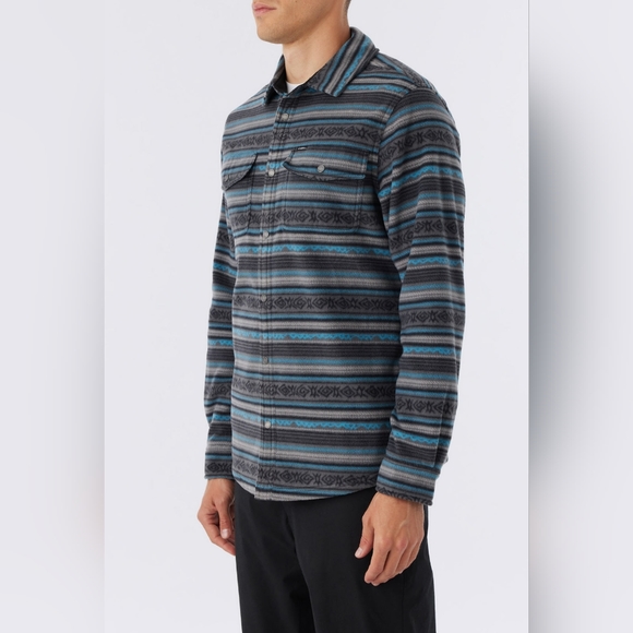 O'NEILL GLACIER SUPERFLEECE OVERSHIRT - GRAPHITE - S - Picture 6 of 10